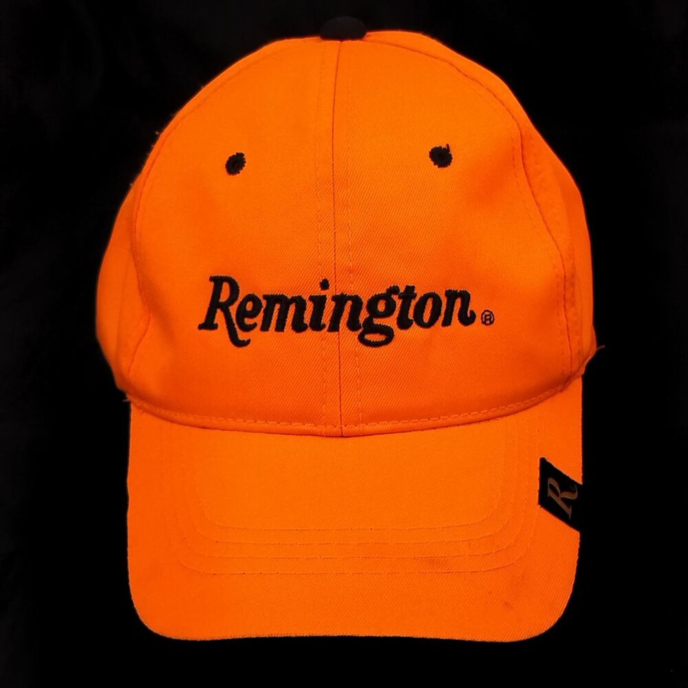 Remington Hat Baseball Cap Men's OSFM Adjustable Blaze Orange Hunting Outdoor